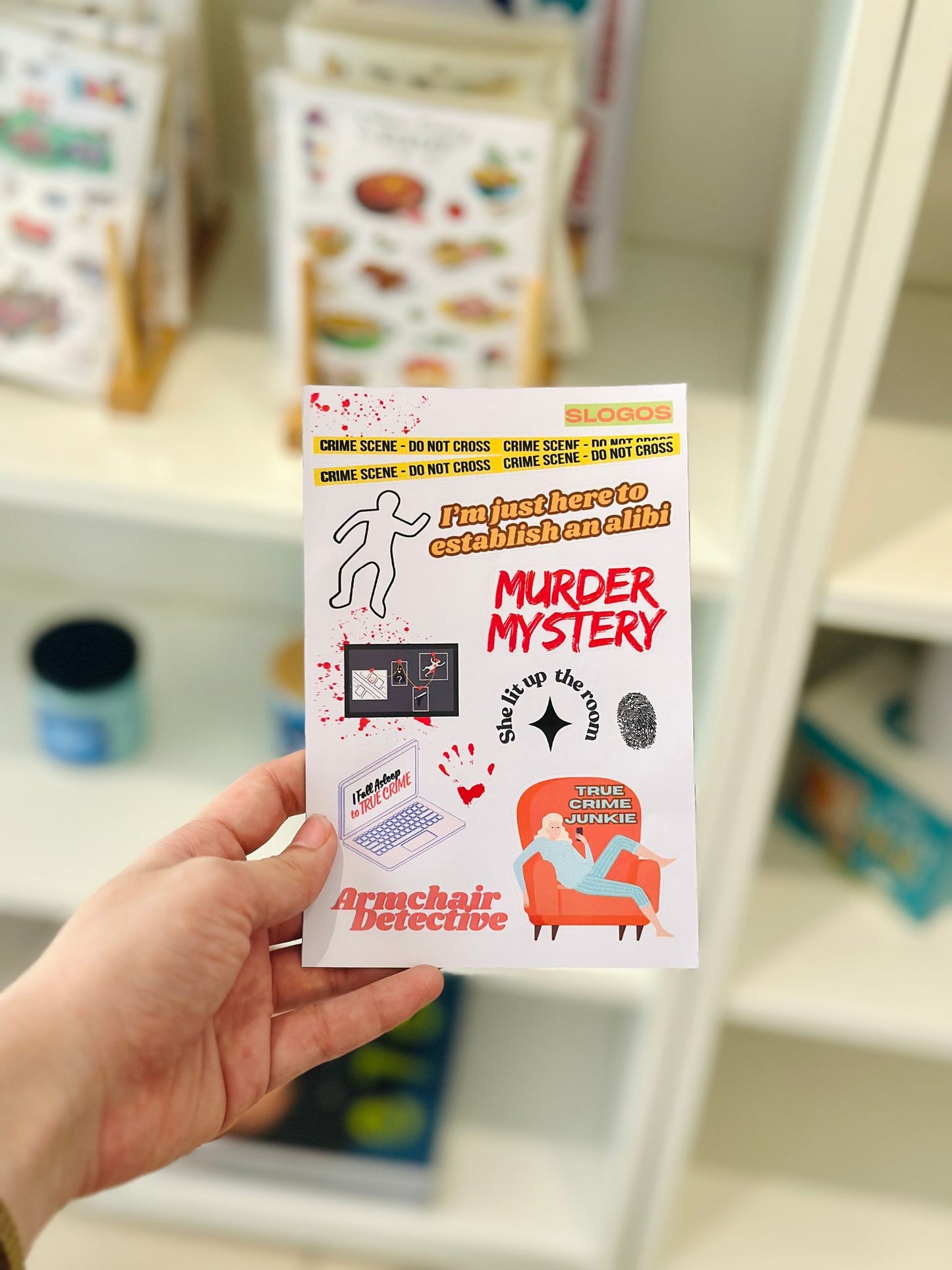 Murder Mystery Sticker Pack