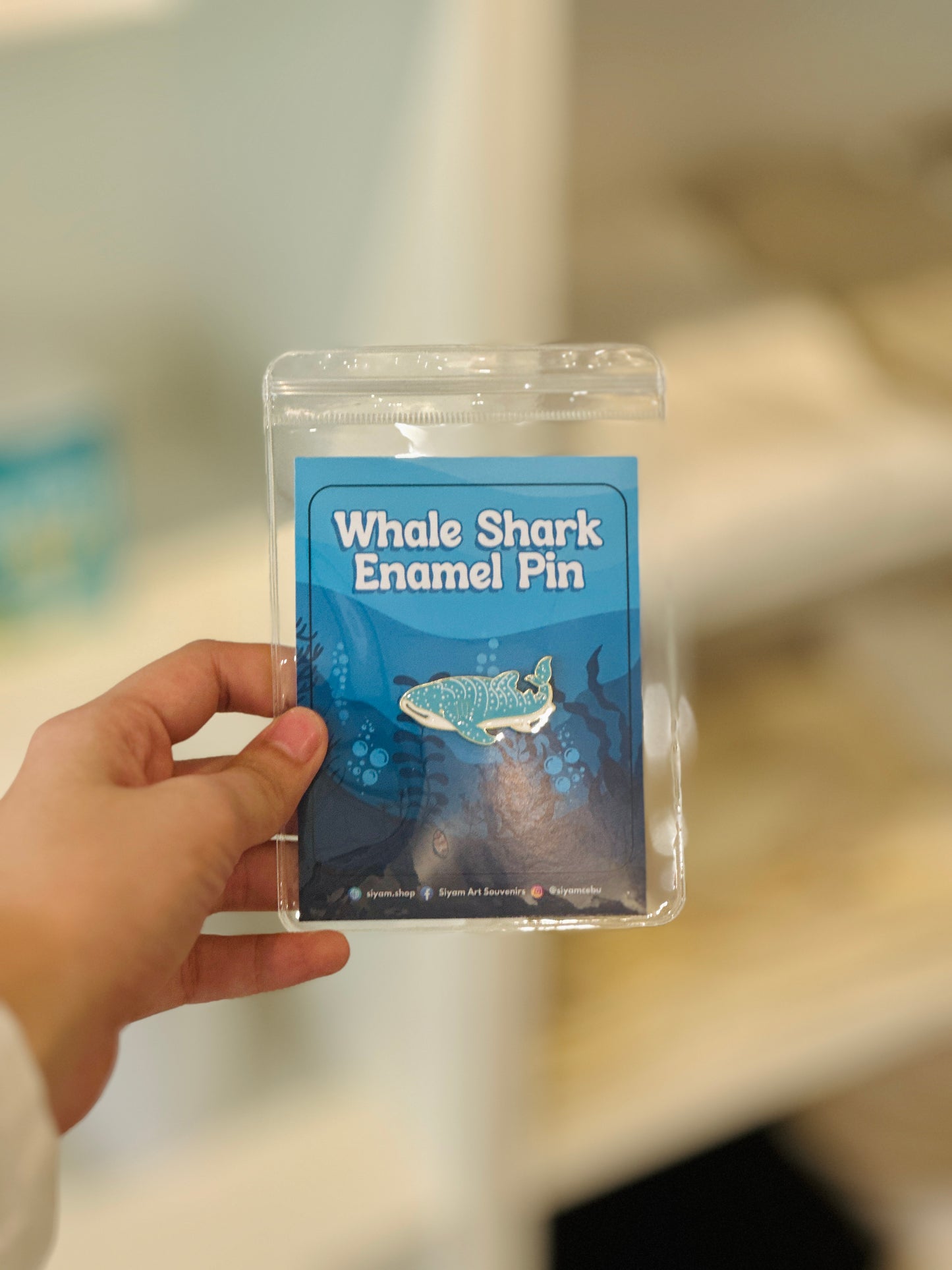 Whale Shark Enamel Pin