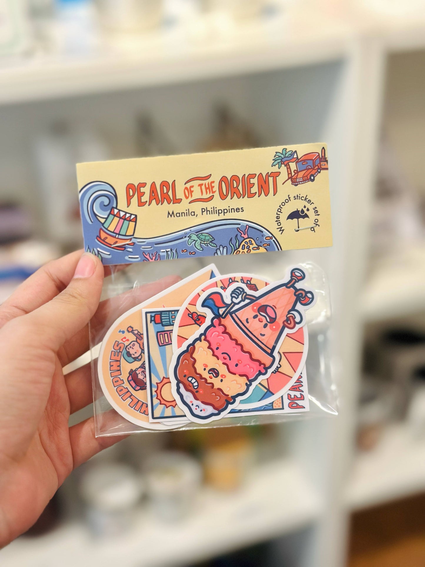 Pearl of the Orient Sticker