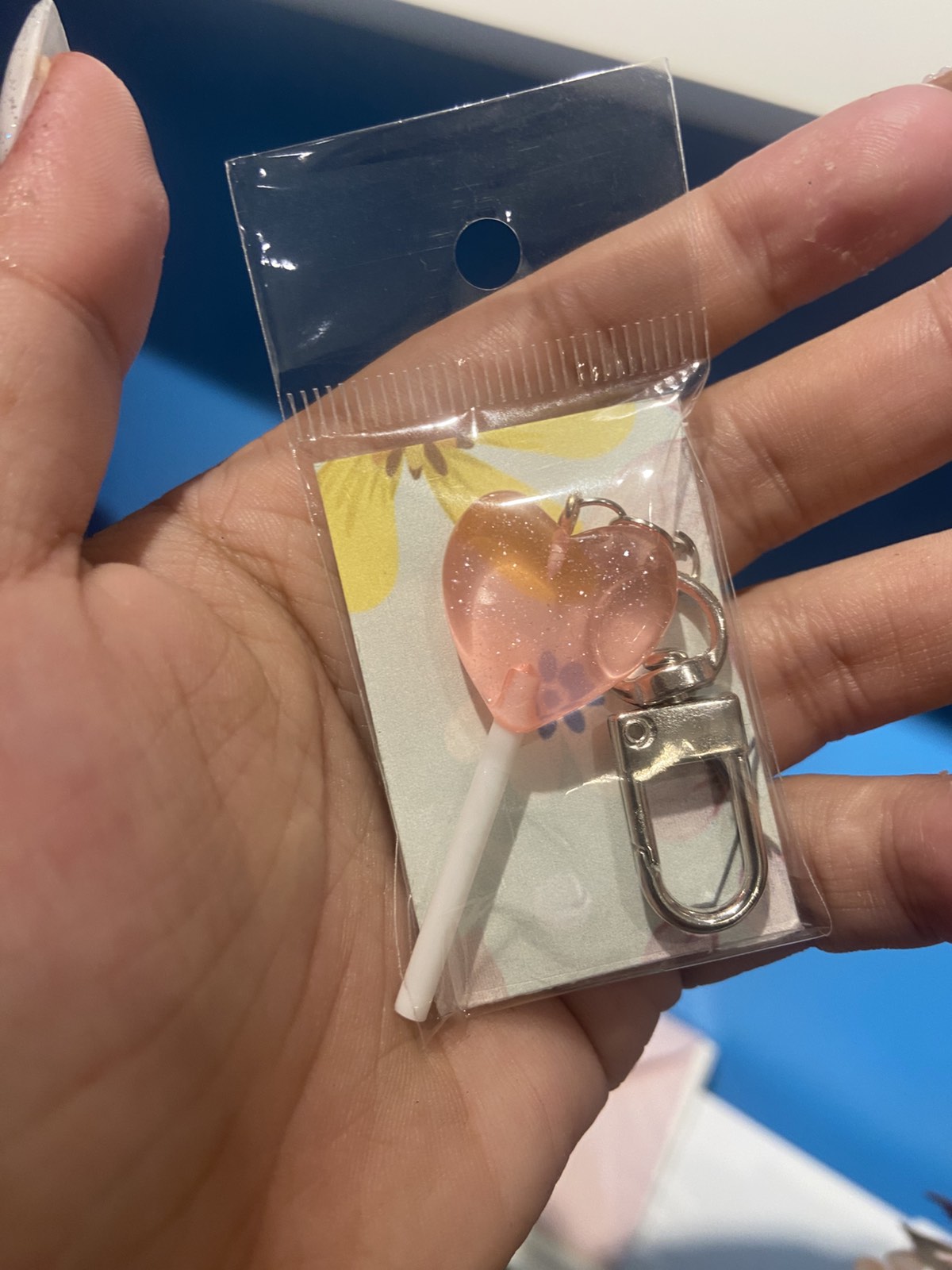 LOLLIPOP HEART KEYCHAIN