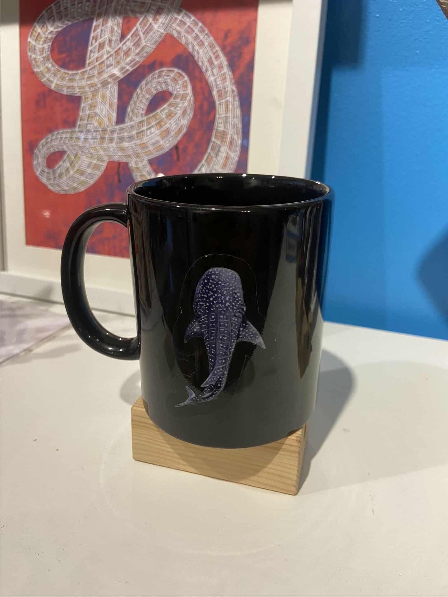 Black Whale Shark Mug