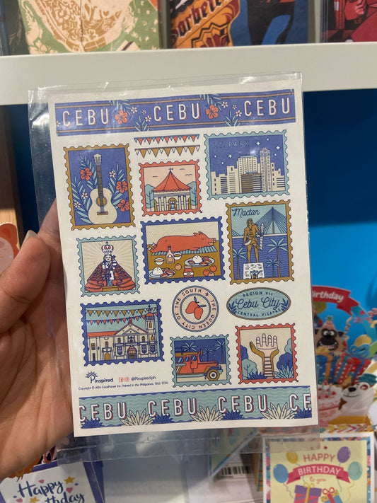 Queen City of the South Cebu Sticker Sheet