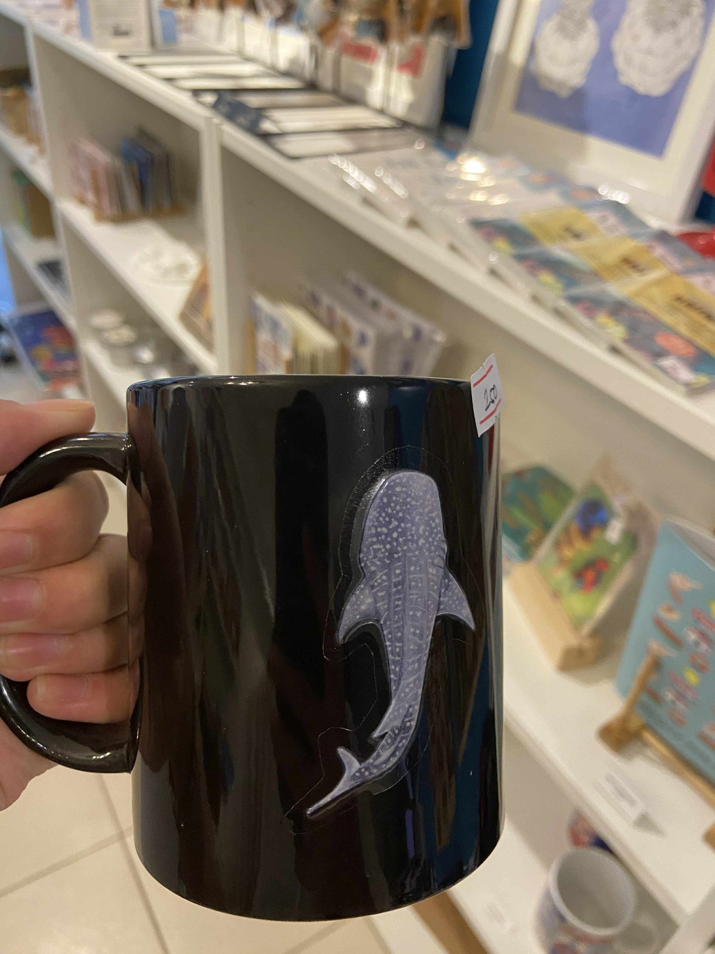 Black Whale Shark Mug