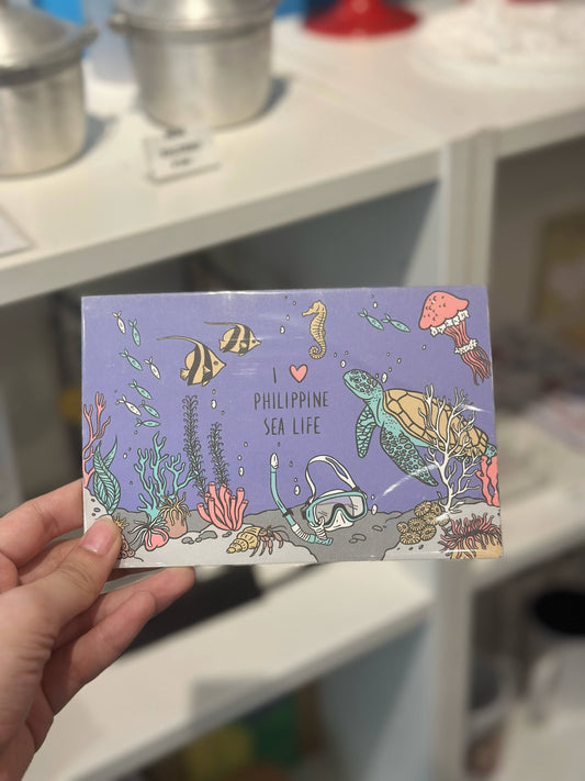I Love Philippine Sea Life Postcard