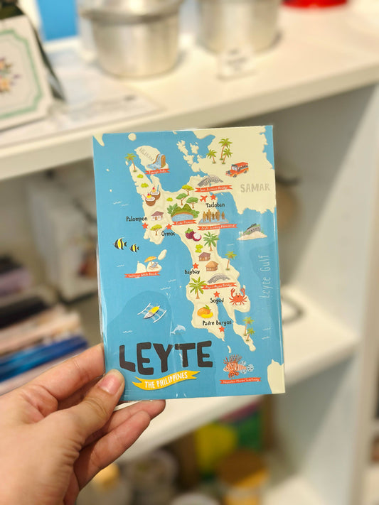 Leyte Map Postcard