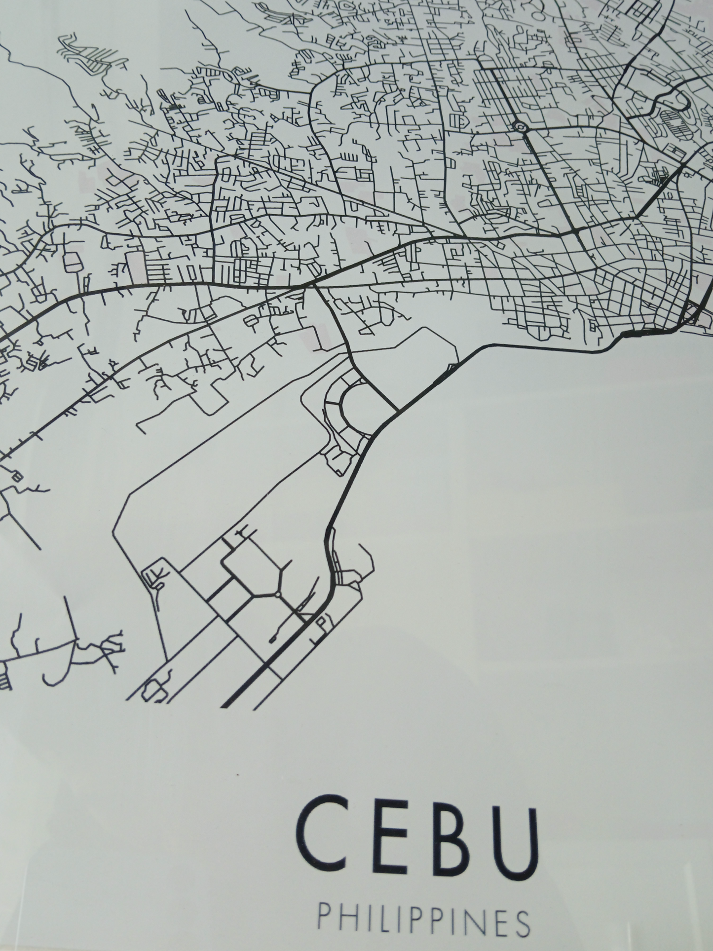 CEBU Vector Map Print