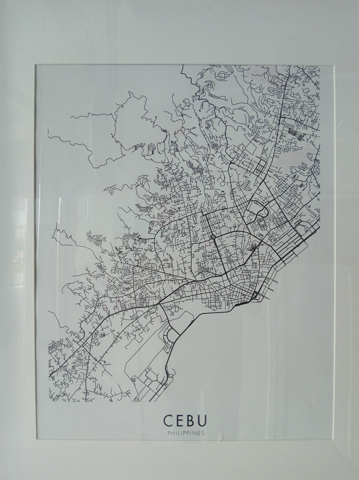 CEBU Vector Map Print