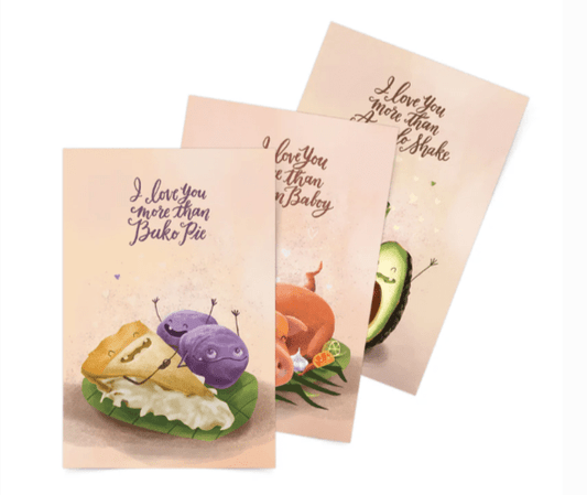 I Love You More Than... Postcard Set Of 3