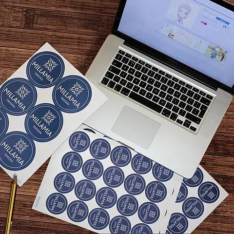 Round Sticker Label Set