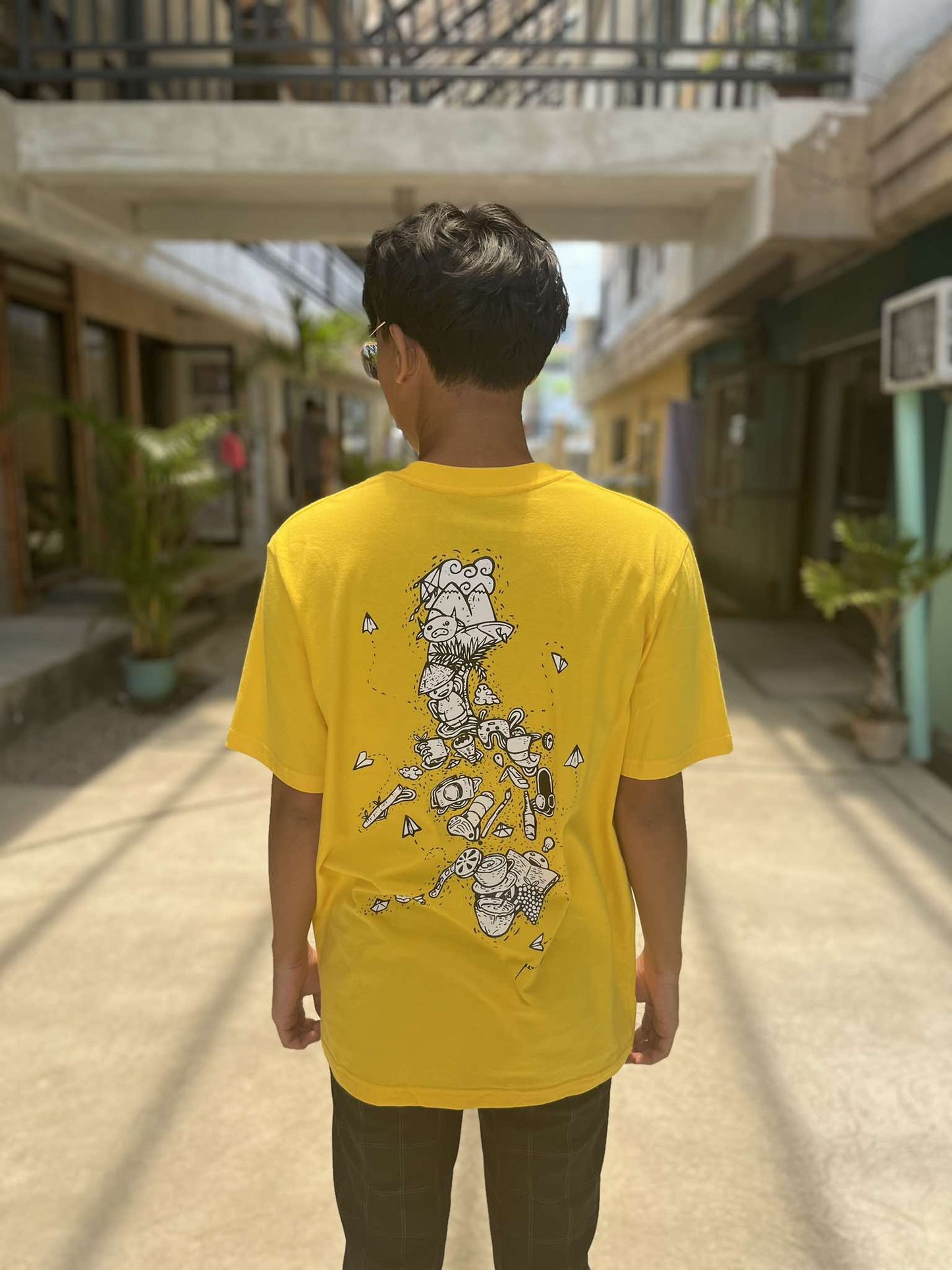 Philippines Doodle Map T-shirt by Kevin