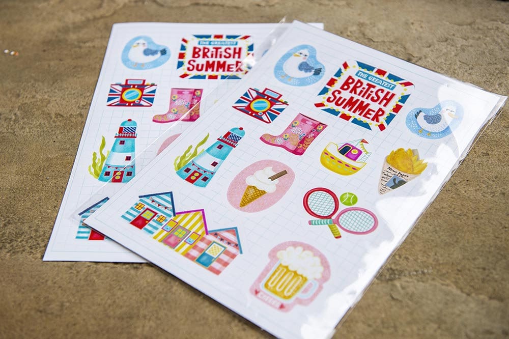 A5 Sticker Die-cut Set (9pcs per set)