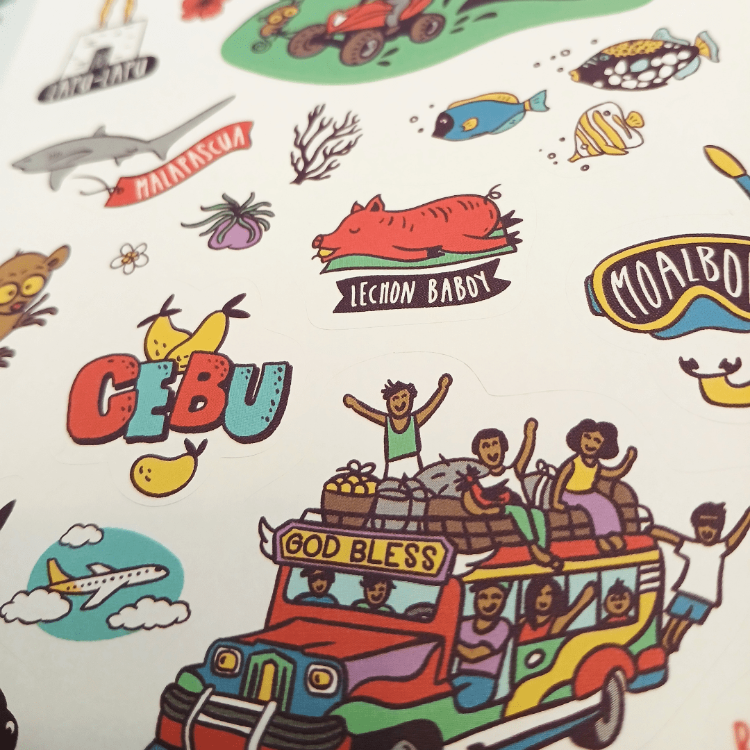 Travel Bohol and Cebu Sticker Pack